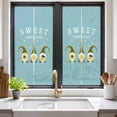 thumbnail image 3 of Sweet Gnomes Window Privacy Film Bee Dwarf Daisy Duck Green Decorative Glass Window Film UV Blocking Static Cling Non-Adhesive Sticker Covering for Home Door 19.6 x 39.3 inches, 3 of 8