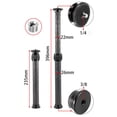 thumbnail image 2 of Tripod Extension Rod Fiber Extension Bar Tripod Extension Tube Handheld with 1/4inch 3/8inch Tripod Center Column for Tripod , Diameter 26mm 22mm, 2 of 7