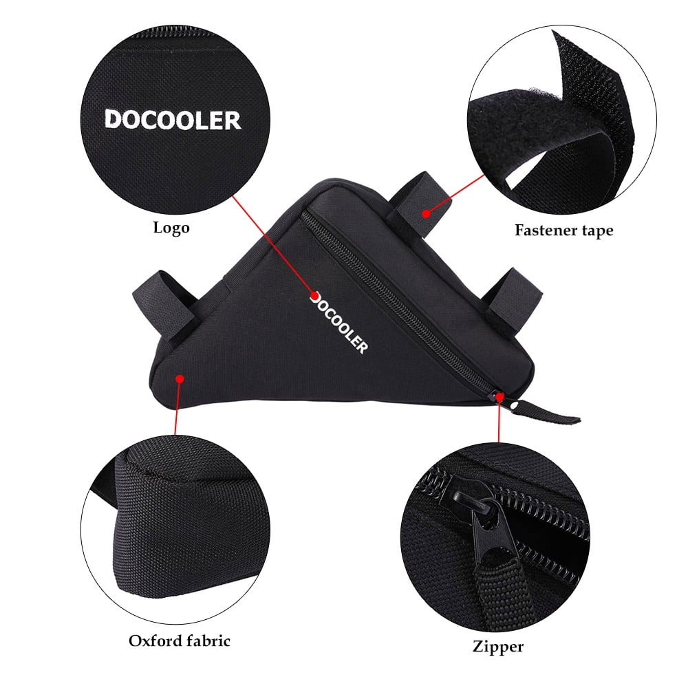 Docooler Triangle Cycling Bike Front Saddle Tube Frame Pouch Bag Holder  Bag