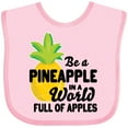 thumbnail image 3 of Inktastic Be a Pineapple in a World Full of Apples Boys or Girls Baby Bib, 3 of 4