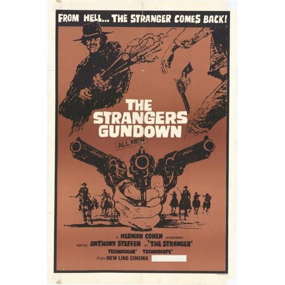 The Strangers Gundown Movie Poster - 27 x 40 in.