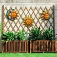 thumbnail image 2 of J-Fly Sun Face Metal Multicolor Iron Wall Art Decor, 40 Count, 2 of 7