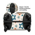 thumbnail image 4 of PAYOHTO Highly Elastic Spandex Suitcase Cover Luggage Cover Medium Fits 22 to 24 Inch Colourful Star Shape on Neutral Beige, 4 of 8