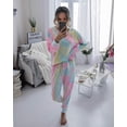 thumbnail image 4 of Conjunto de Ropa Casual de Dos Piezas con Estampado Tie Dye para Mujer PRETTYGARDEN, 4 of 5
