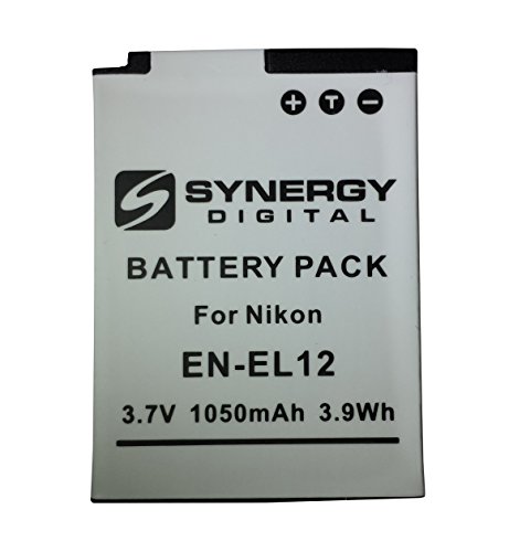 1300mAh, Lithium-Ion Replacement for Nikon EN-EL12 Digital Camera Battery Nikon Coolpix S9300 Battery