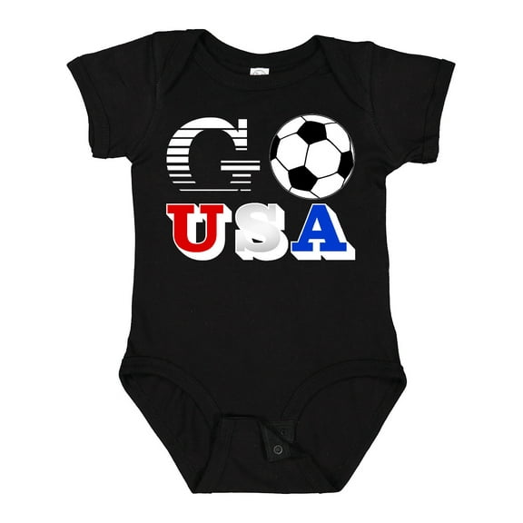 Inktastic Go, USA- Soccer, Football Boys or Girls Baby Bodysuit