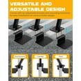 thumbnail image 4 of EastVita Heavy-Duty Boat Trailer Steps with Handle, 2-Step Non-Slip Surface, Universal Fit for Trailer Tongue Access, Load Capacity 400 lbs, 4 of 6