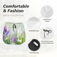 thumbnail image 6 of Lsque Purple Butterfly On Wild Printed Women's Running Shorts with Liner Pockets,Elastic Quick Dry Workout Athletic Gym Yoga Shorts,Womens High Waist Shorts-, 6 of 9