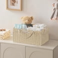 thumbnail image 3 of HBlife Baby Diaper Caddy Organizer, Paper Rope Nursery Storage Bin Baskets, Baby Shower Gifts,Beige, 3 of 7