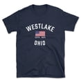 thumbnail image 1 of Westlake Ohio Patriot Men's Cotton T-Shirt, 1 of 1