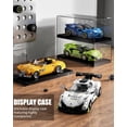 thumbnail image 6 of Technic Sports Cars Building Block Set with Display Case, Speed Race Car Building Toys, Collectible Model Cars for Home Decor, Christmas Birthday Gift for and 6 and up (320 pcs), 6 of 7