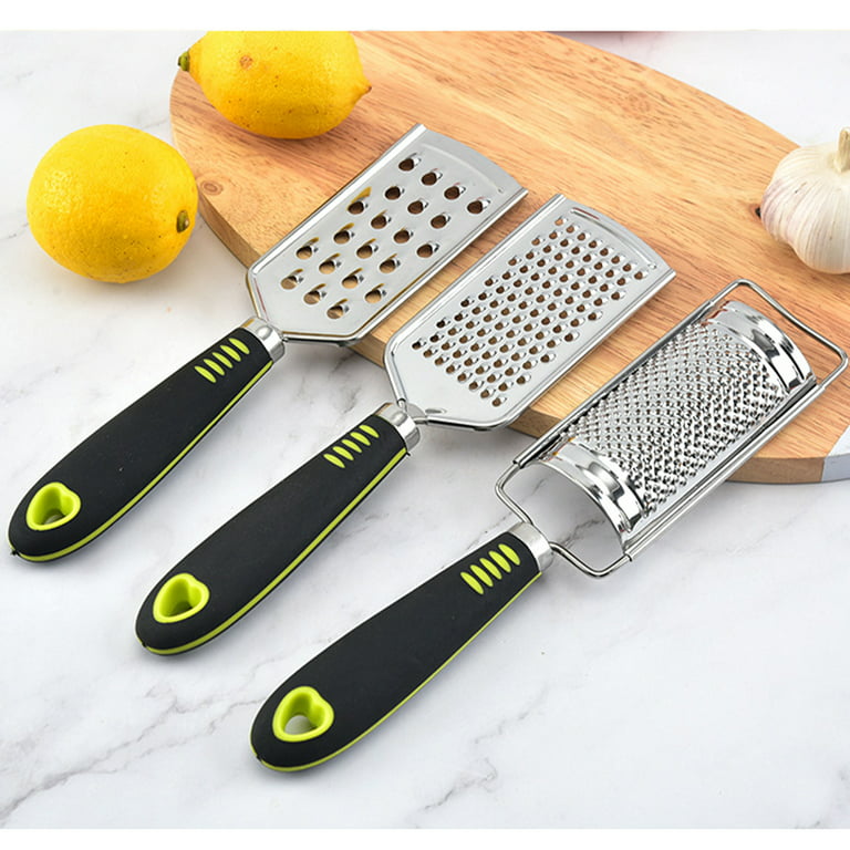 uxcell Cheese Grater Stainless Steeel, Cheese Grater with Handle, Handheld  Cheese Grater for Parmesan Cheese, Vegetables, Ginger, Garlic, Lemon