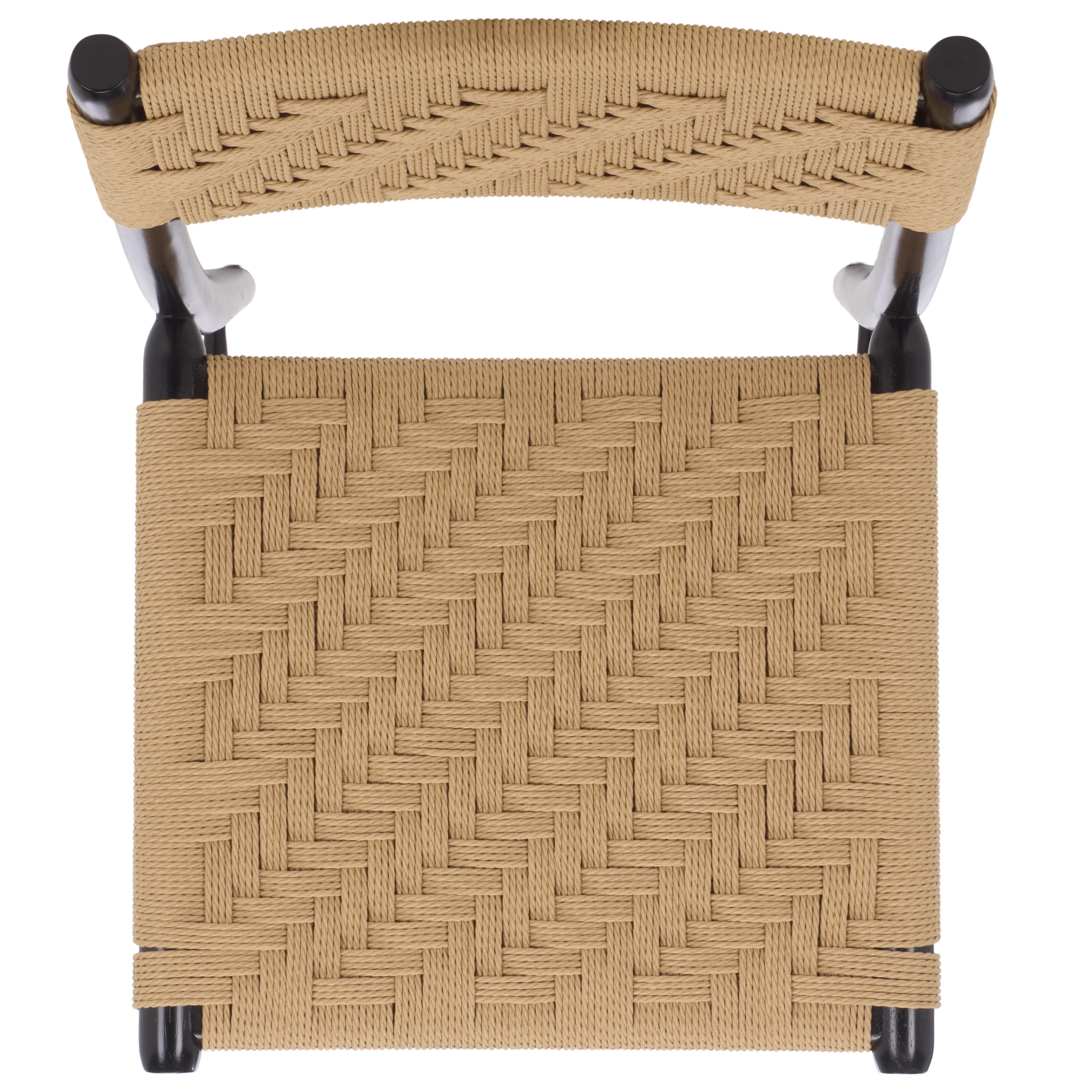 Safavieh Amiri Wood Dining Chairs, Black/Natural (Set of 2)
