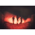 thumbnail image 2 of Valentyn, Kolesnyk 24x18 White Modern Wood Framed Museum Art Print Titled - Wanderers, 2 of 4