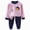 R222-Pink, variant on NOLDARES Toddler Baby Boy Clothes Print Long Sleeve Sweatshirt Tops Pants Set 2pcs Fall Winter Outfits Casual Clothing(Yellow,6-12 M)
