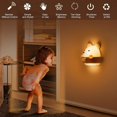 thumbnail image 4 of Dormitorio Luz nocturna Luz nocturna portátil para niños Carga USB Lectura Sueño Relajante,11 Feliz Sencillez, 4 of 5