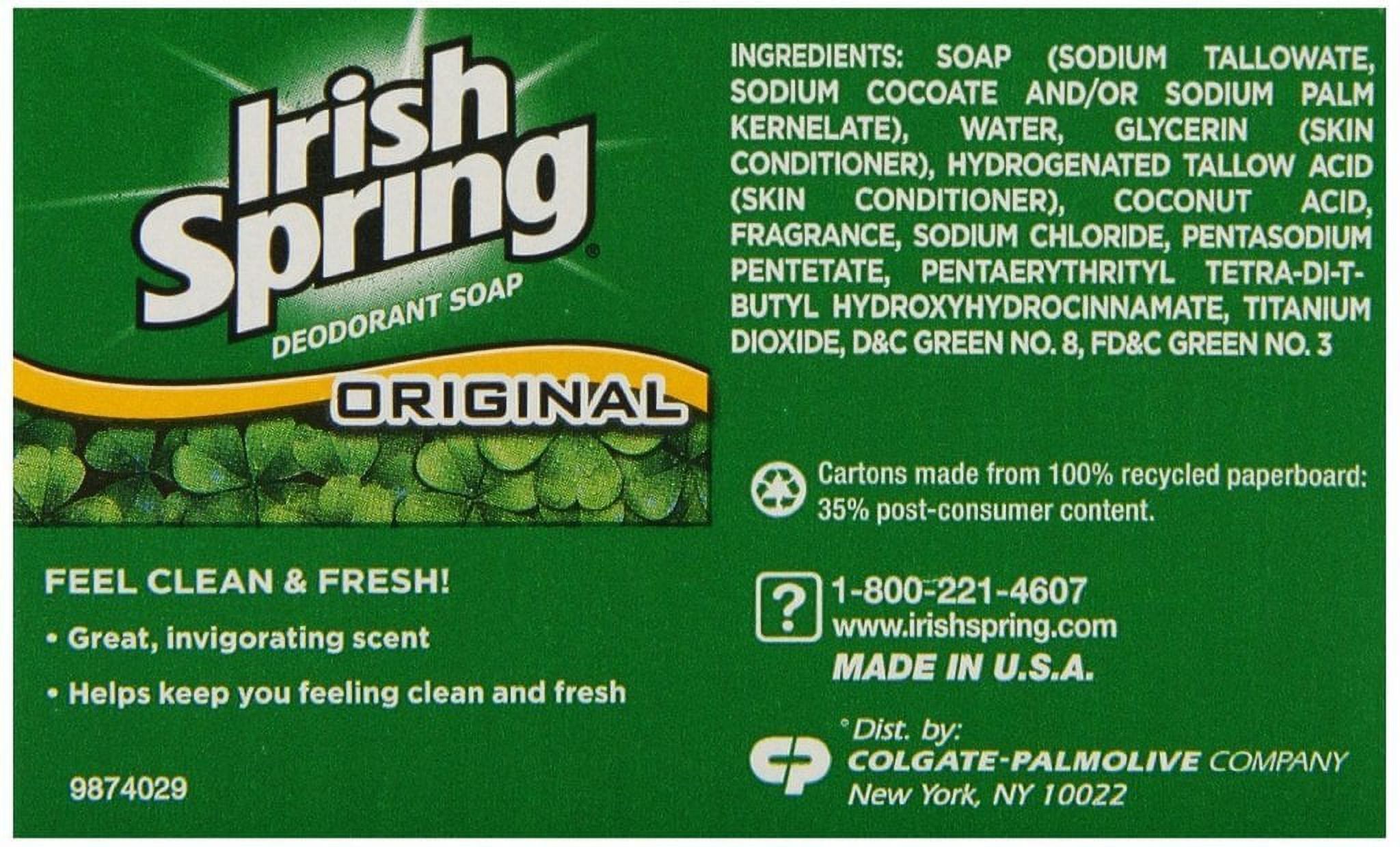 24 PACKS : Irish Spring Deodorant Bath Bar - Original - 3.75 oz - image 3 of 3