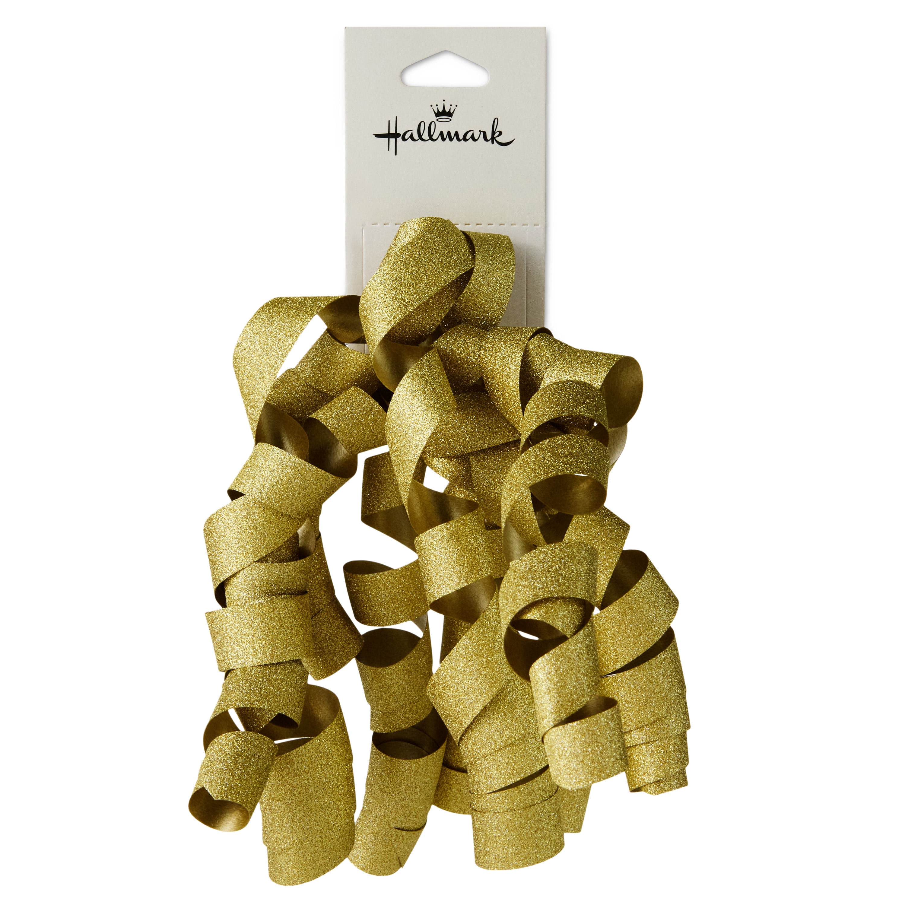 Hallmark Gift Bow (Sparkly Gold Cascading Ribbon)