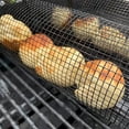 thumbnail image 4 of Rungungde BBQ Net Tube - Rolling Grilling Basket, Greatest Basket Ever, Stainless Steel Wire Mesh Cylinder Grill Portable Outdoor Camping Non-stick Barbecue Bag for Fish Vegetable (1pc/7.87in), 4 of 8