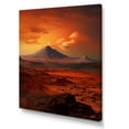 thumbnail image 2 of Designart "Scenic Volcanic Vista II" Volcano Wall Art Living Room, 2 of 7