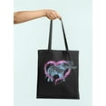 thumbnail image 3 of Smartprints Elephant Water With Hearth Tote Bag - Image by Shutterstock, One Size Cotton Canvas Tote Bag, 3 of 4