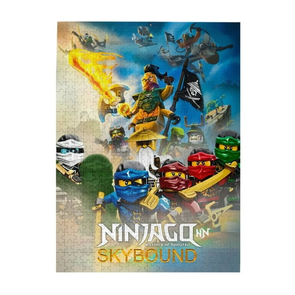 500 Pieces Puzzles Ninjago Wooden Puzzle Large Puzzle Game Artwork Family Decorations Unique Puzzle Gift