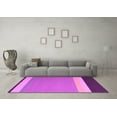 thumbnail image 3 of Ahgly Company Indoor Rectangle Abstract Pink Contemporary Area Rugs, 6' x 9', 3 of 4