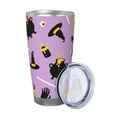 thumbnail image 2 of KLL Cute Halloween Print 40oz Stainless Steel Insulated Car Cup with Spillproof Lid - Keep Your Drink Hot or Cold on the Go-Without Straw, 2 of 8