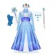 thumbnail image 1 of Disney Frozen 2 disfraz princesa vestido para niñas azul manga larga cumpleaños carnaval niños Cosplay nieve reina Elsa Anna Clothing5-6T (etiqueta 130) Gao Jinjia LED, 1 of 2