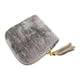 thumbnail image 3 of Pequeño organizador de joyas de viaje, bolsa de terciopelo, elegante soporte para mamá Gris plata, 3 of 8