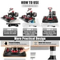 thumbnail image 5 of Adnoom 5 in 1 Heat Press Machine 15"x12" with LCD Control Panel, Full 360°Swing Away Heat Press Machine with Multi-Spring Pressure Knob, Sublimation Vinyl Digital Heat Press for Tshirt,Cap,Mug, 5 of 9