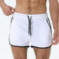 thumbnail image 5 of Xunlbb Men's Shorts Summer Gym Shorts Men, Man Casual Sports Mesh Breathable Running Training Zipper Pocket Drawstring Shorts, S-2XL, 5 of 7