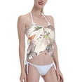 thumbnail image 4 of Geaub Flying Butterflies-1 Women's Short Wrap Skirt, Beach Sun Protection Shawl, Swimsuit Bra, Swimwear Tunic, 4 of 7