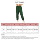 thumbnail image 5 of Pantalones casuales de mujer Color puro botón cintura elástica pantalones largos sueltos para mujer para uso diario al aire libre verde 3XL, 5 of 5