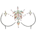 thumbnail image 1 of WREESH Exquisite Acrylic Chest Sticker Diamond Art Carnival Party Chest Decoration, 1 of 1