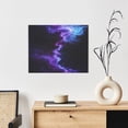 thumbnail image 6 of Fuzoiu Purple And Blue Nebula Print Canvas Wall Art for Bathrooms,Wall Decor for Bedroom,Framed Artwork for Wall,Modern Wall Decorations Prints Picture for Kitchen Home, 6 of 6