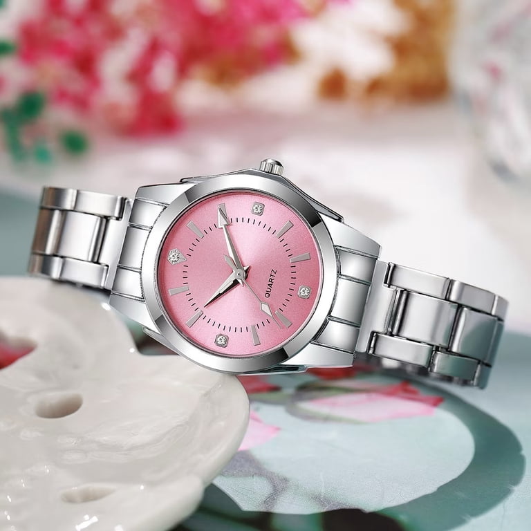 Stainless Steel Quartz Dress Watch with Mineral Crystal Women main image 3