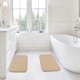 thumbnail image 3 of Alfombra de baño, suave, esponjosa, alfombra de baño antideslizante, alfombra de baño engrosada, súper absorbente, lavable a máquina, de secado rápido, personalizable质量得分:10.0Pase el cursor, 3 of 5