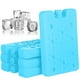 thumbnail image 1 of 4 paquetes de hielo para refrigeradores, loncheras, loncheras reutilizables, bloques de hielo, almacenamiento esencial, 1 of 4