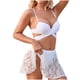 thumbnail image 1 of Bikini Traje de baño de mujer Color sólido Vendaje Traje de baño Bikini Traje de baño Beach Resort Traje de baño OAVQHLG3B Store lin121212, 1 of 4
