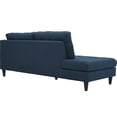 thumbnail image 3 of Modway Empress Upholstered Polyester Fabric Left Facing Chaise in Azure Blue, 3 of 4
