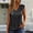 Black, variant on Women's Sequin Sparkly Tops Cap Sleeve Dressy Blouses Glitter Party Tops V Neck Shirts Club Concert Outfits