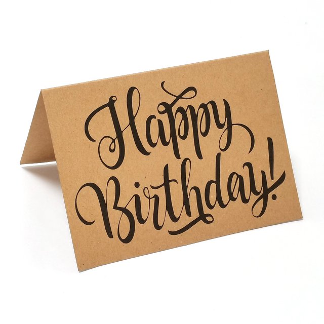 10 Pack Kraft Thank You Cards with Envelopes Bulk Set, Blank Inside, Rustic Design (Brown, 3.5 x 5 In)