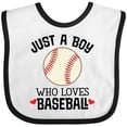 thumbnail image 3 of Inktastic Baseball Fan Quote Boys Sports Ball Boys Baby Bib, 3 of 4