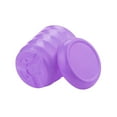 thumbnail image 2 of Wozhidaoke Plant Pots Colourful Mini Plastic Flower Pot Succulent Plant Flowerpot Home Office Decor Flower Vase Flower Pots Purple 9*8*8 Purple, 2 of 2