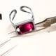 thumbnail image 4 of Raindrops 4Ud Base De Anillo Acero Inoxidable Para Con Cuadrada Creativa, 4 of 8