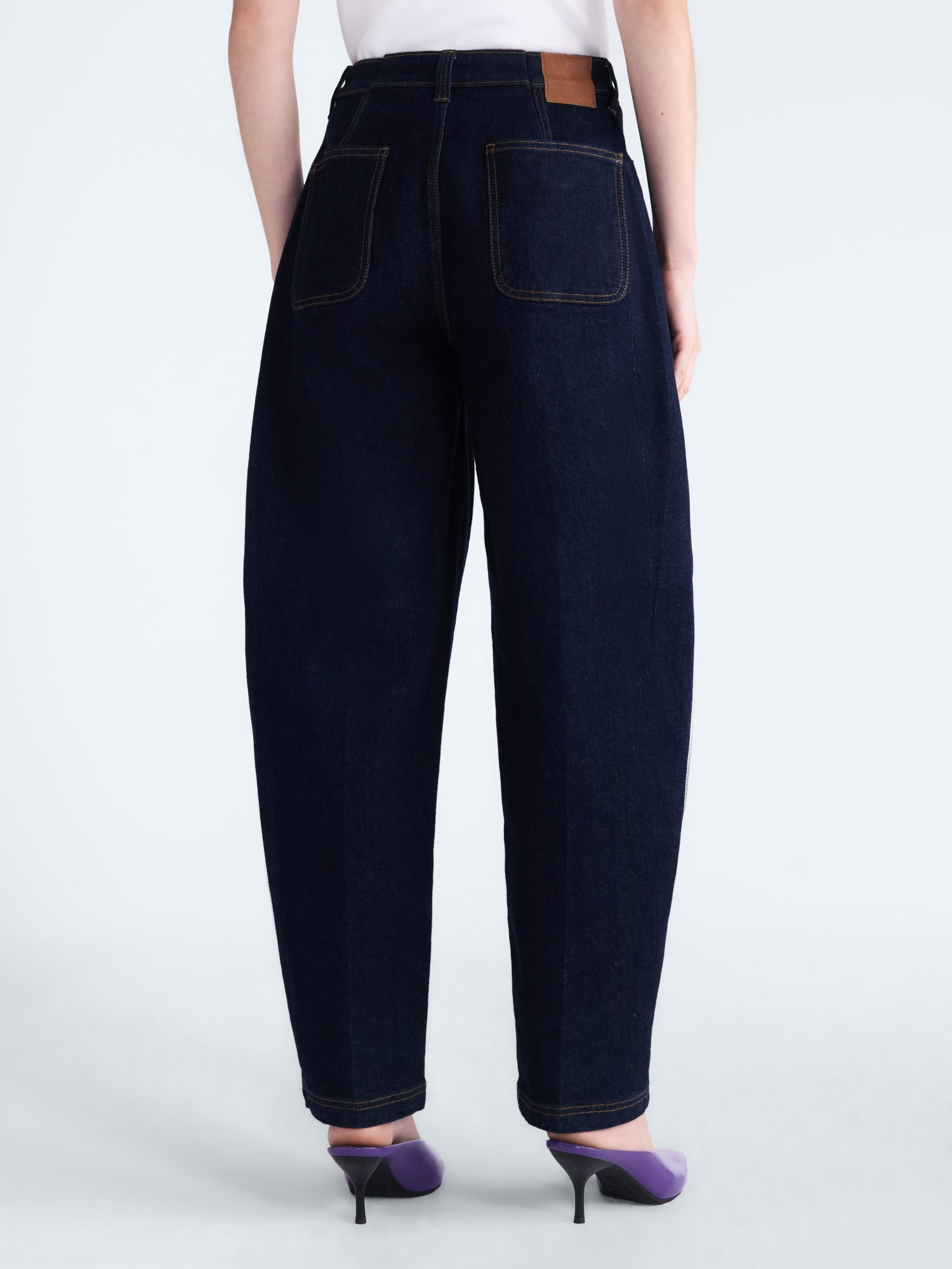 Scoop Women's and Women's Plus High Rise Tapered Leg Pants, 30'' Inseam, Sizes 0-28W
