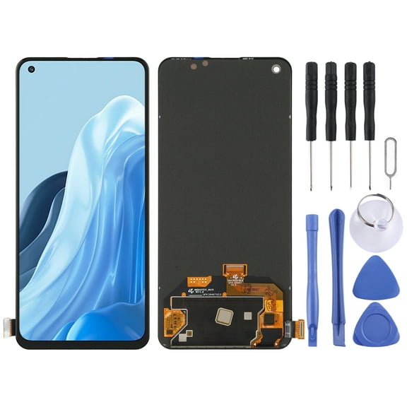 Cellphone Spare Parts  AMOLED Material Original LCD Screen and Digitizer Full Assembly for OPPO Reno7 5G CPH2371