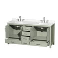 thumbnail image 7 of Wyndham Collection WCS141472DGYWQUS3MXX Sheffield 72" Free Standing Double Basin Vanity, 7 of 7