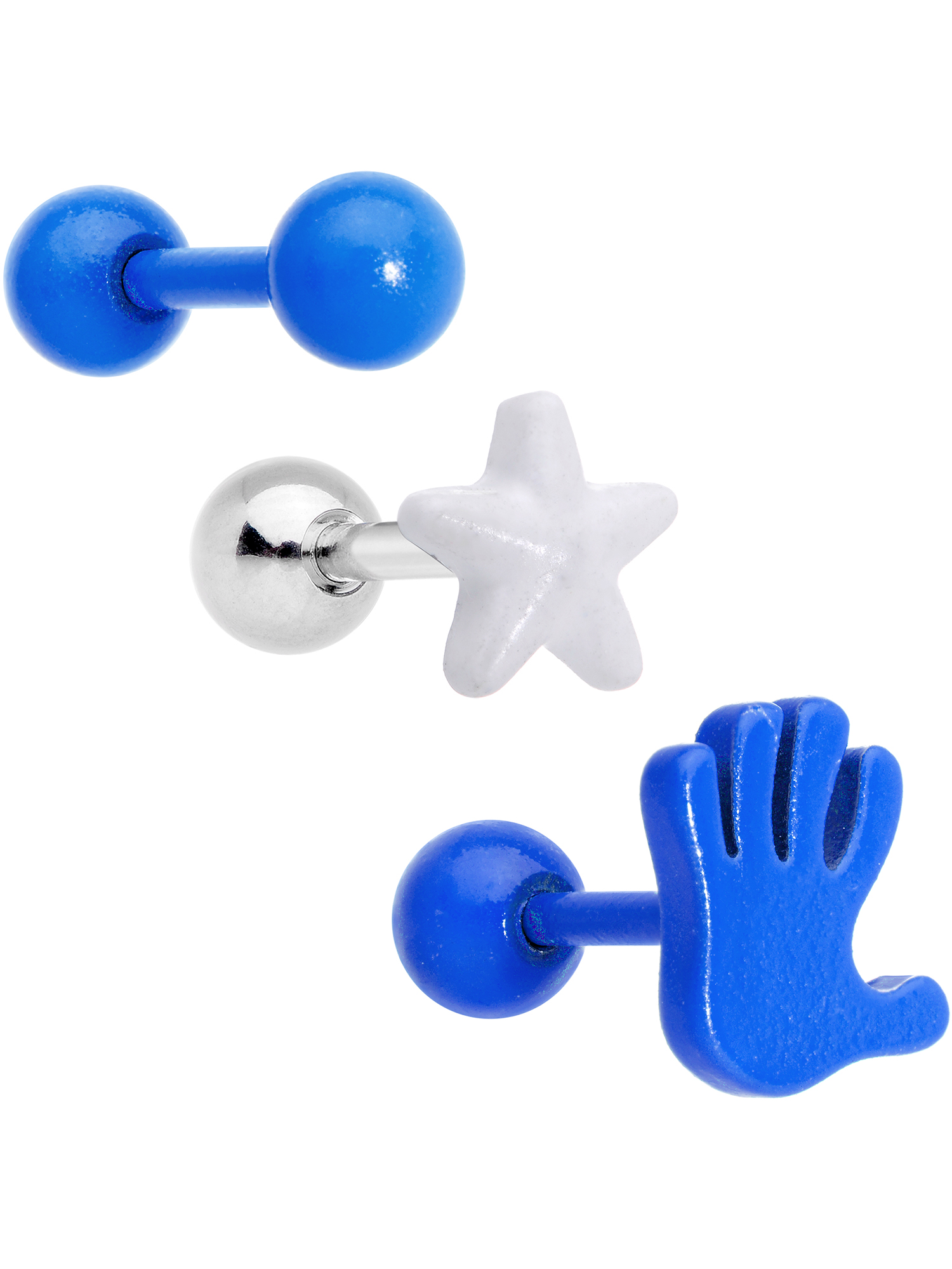 Body Candy Maternity Navel Ring Piercing Bioflex Precious Footprints